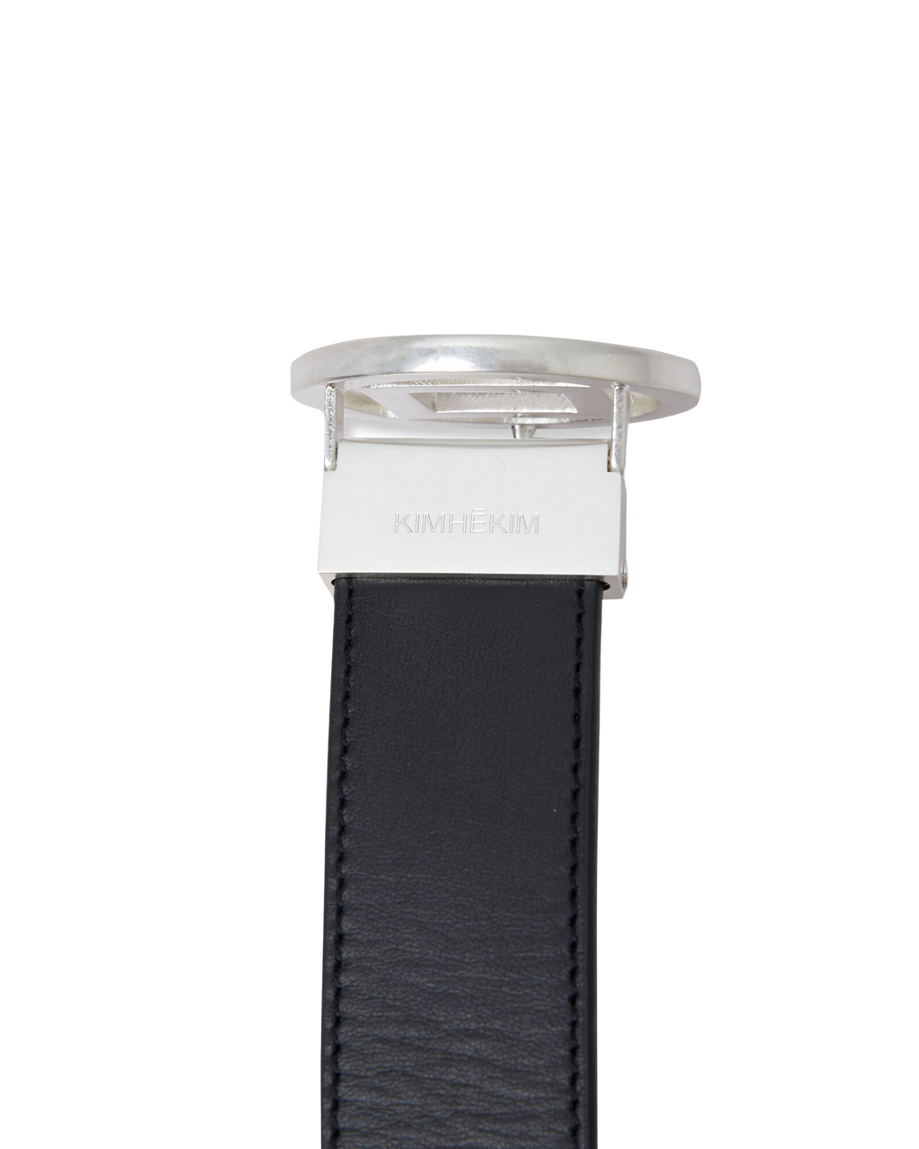 Kimhe Kim - Coin Logo Belt (Black/Silver) product image 7 | TRAB K-Fashion Australia