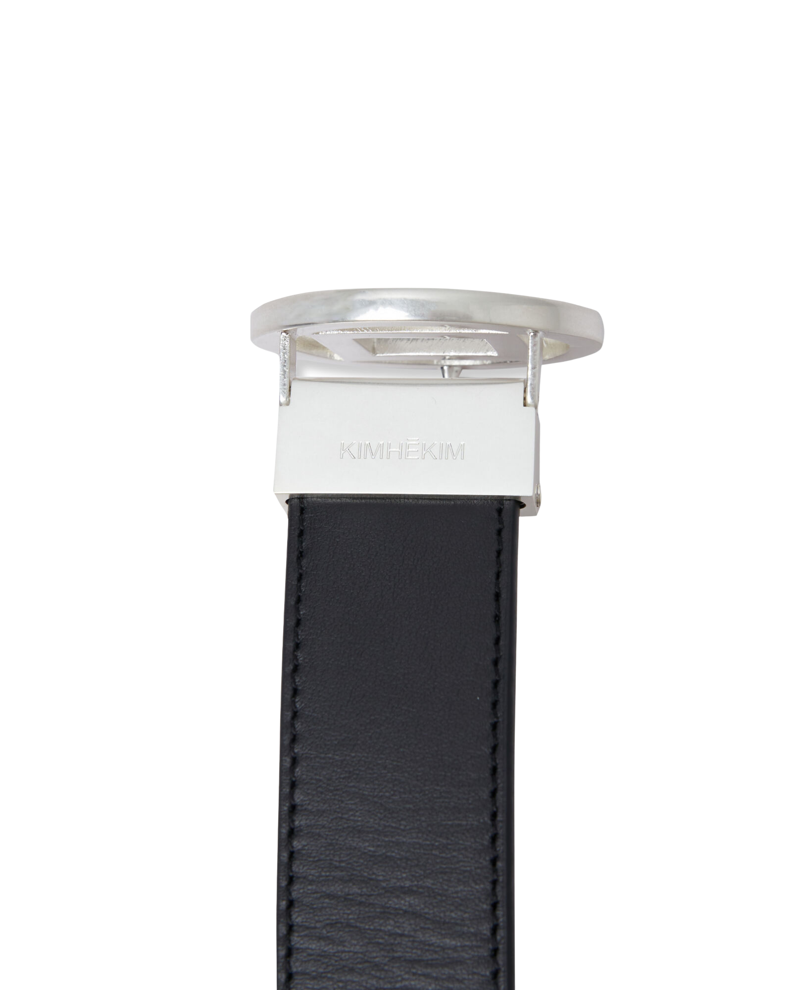 Kimhe Kim - Coin Logo Belt (Black/Silver) product image 7 | TRAB K-Fashion Australia