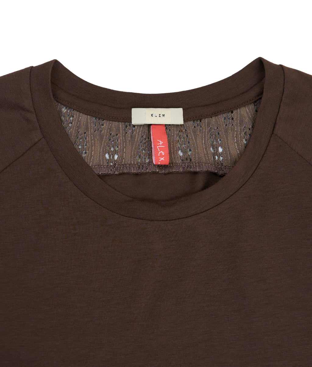 XLIM - Azxlim 01 T-Shirt (Brown) product image 7 | TRAB K-Fashion Australia