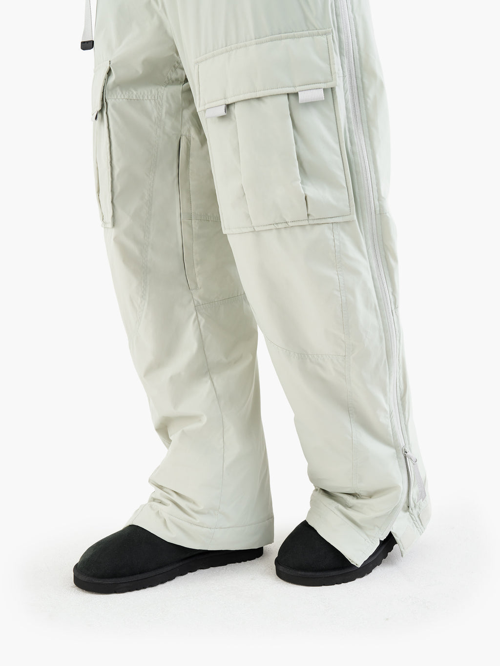 Jiyong Kim - Multi Pocket Insulate Trousers (Sage Green) product image 10 | TRAB K-Fashion Australia