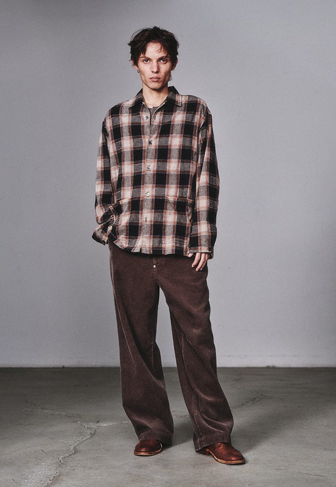 Art if acts - Oriental Check Two Pocket Jacket (Seaside) product image 1 | TRAB K-Fashion Australia