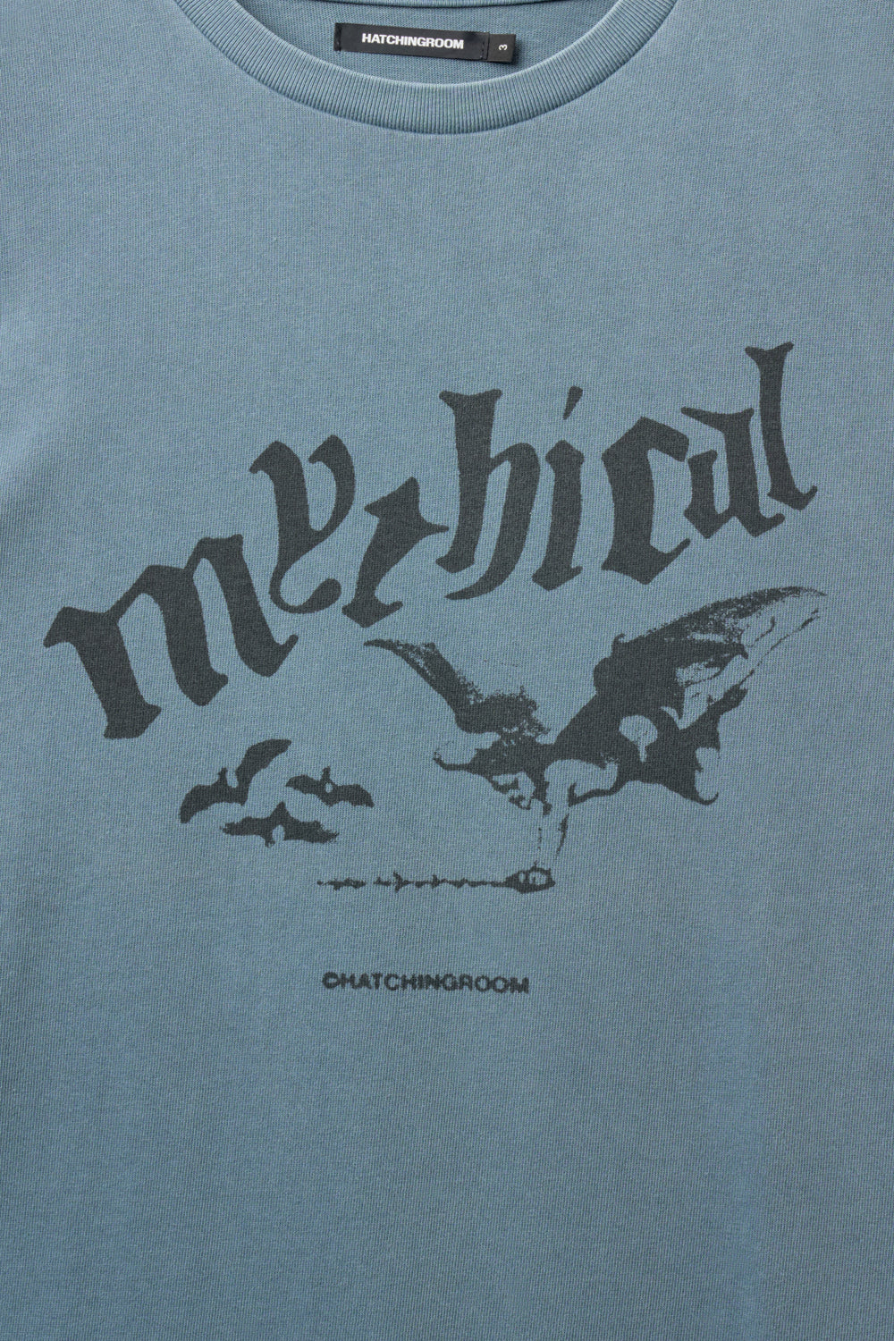Hatchingroom - Mythical Angel Tee Over Dyed Sky (Blue) product image 4 | TRAB K-Fashion Australia