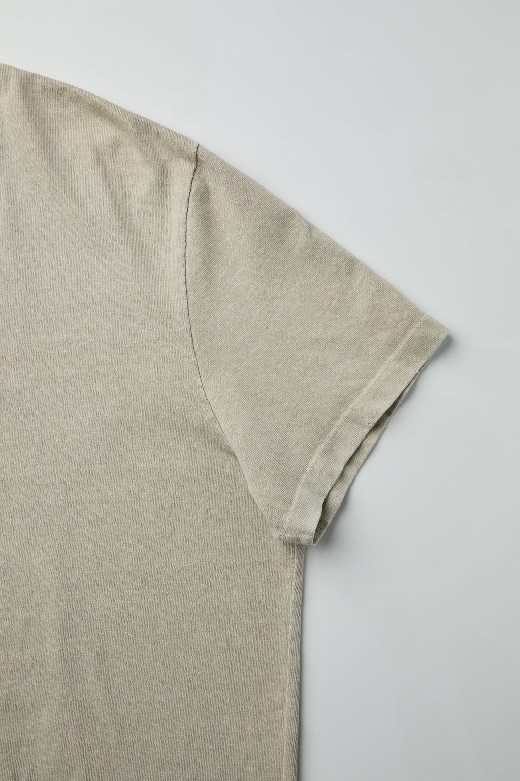 Coor - Damaged Color Dyed Crop T-Shirt (Washed Sand Beige) product image 6 | TRAB K-Fashion Australia