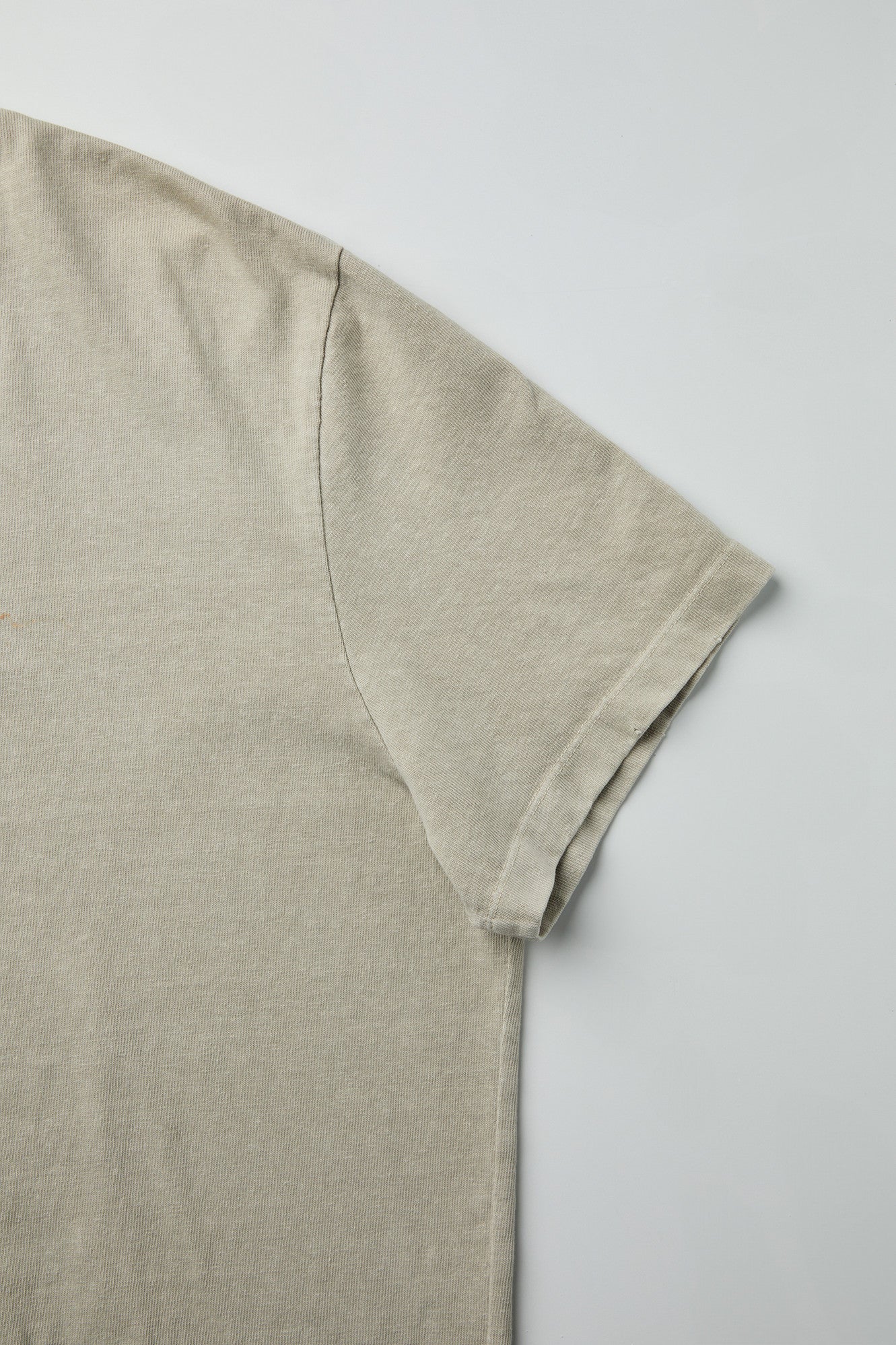 Coor - Damaged Color Dyed Crop T-Shirt (Washed Sand Beige) product image 6 | TRAB K-Fashion Australia