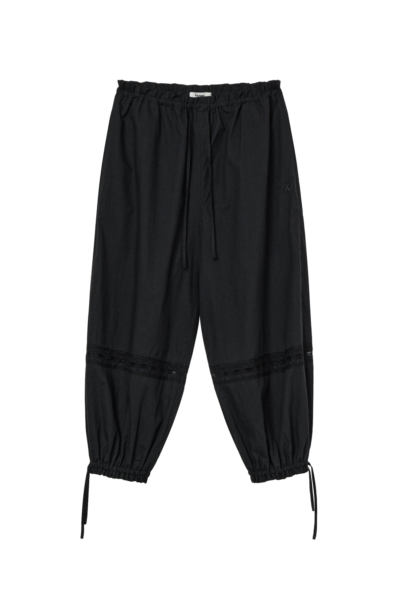 Deinet - Lace Detailed Balloon Pants (Black) product image 11 | TRAB K-Fashion Australia