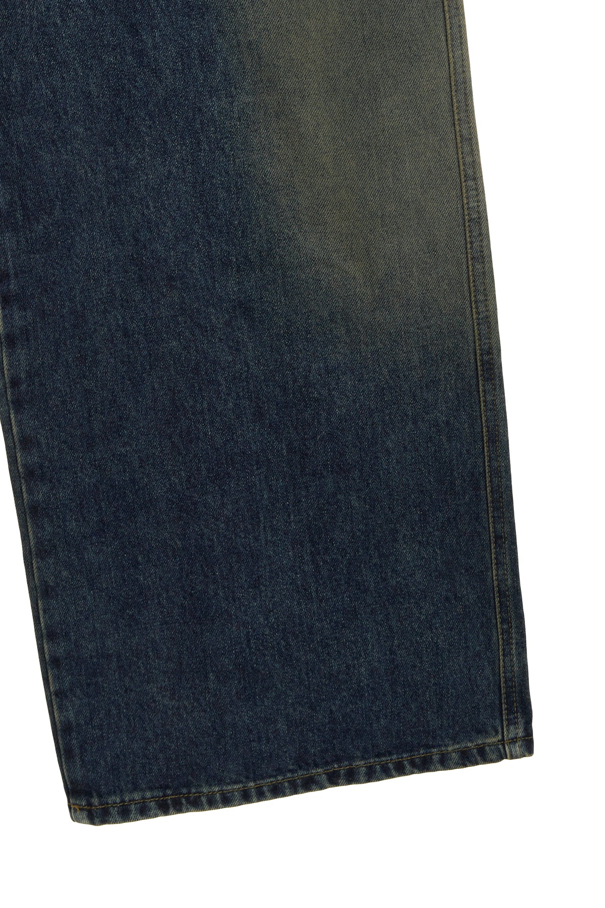Matin Kim - Side Brush Washed Denim Pants (Blue) product image 4 | TRAB K-Fashion Australia