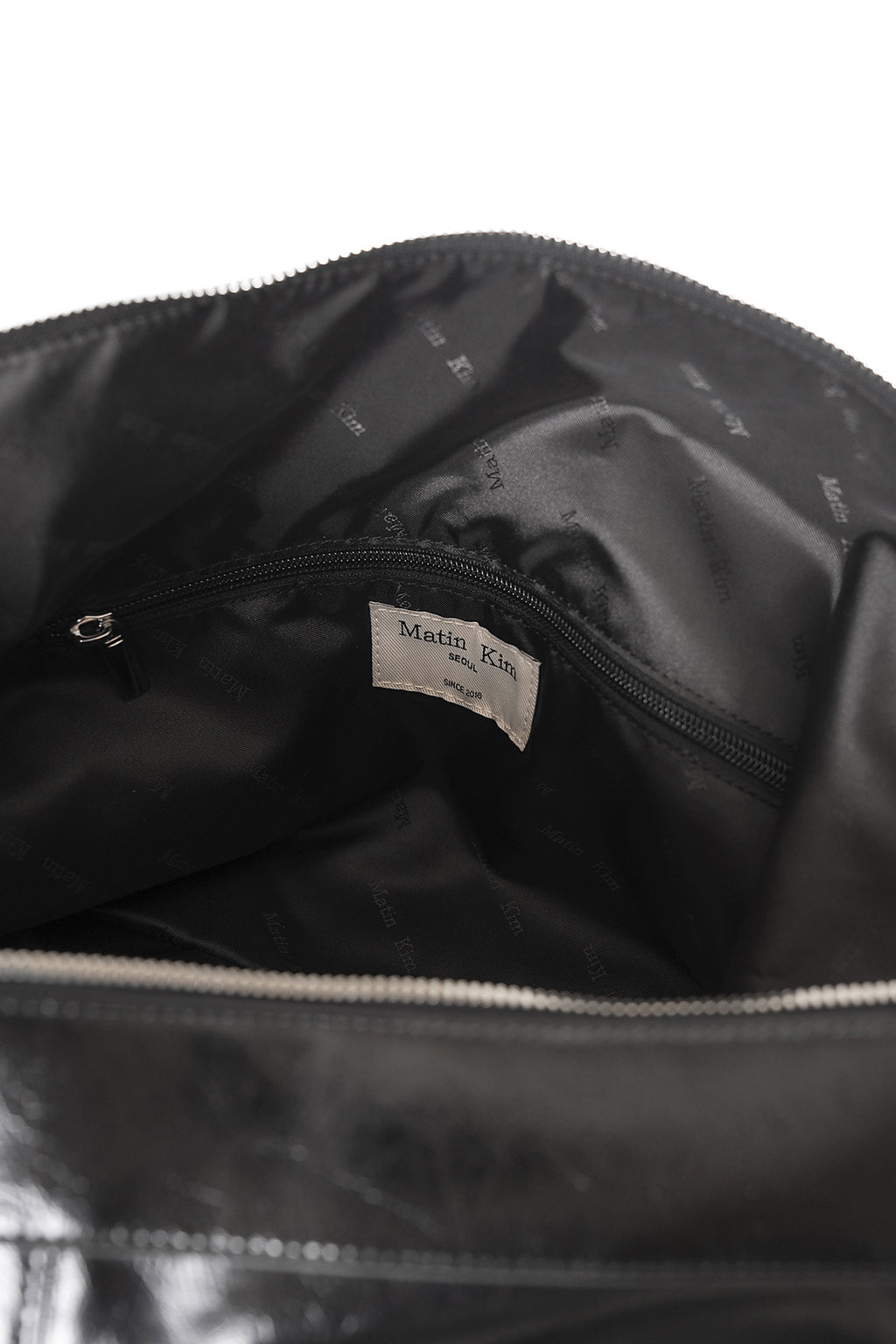 Matin Kim - Side Buckle Biker Big Bag (Black) product image 5 | TRAB K-Fashion Australia