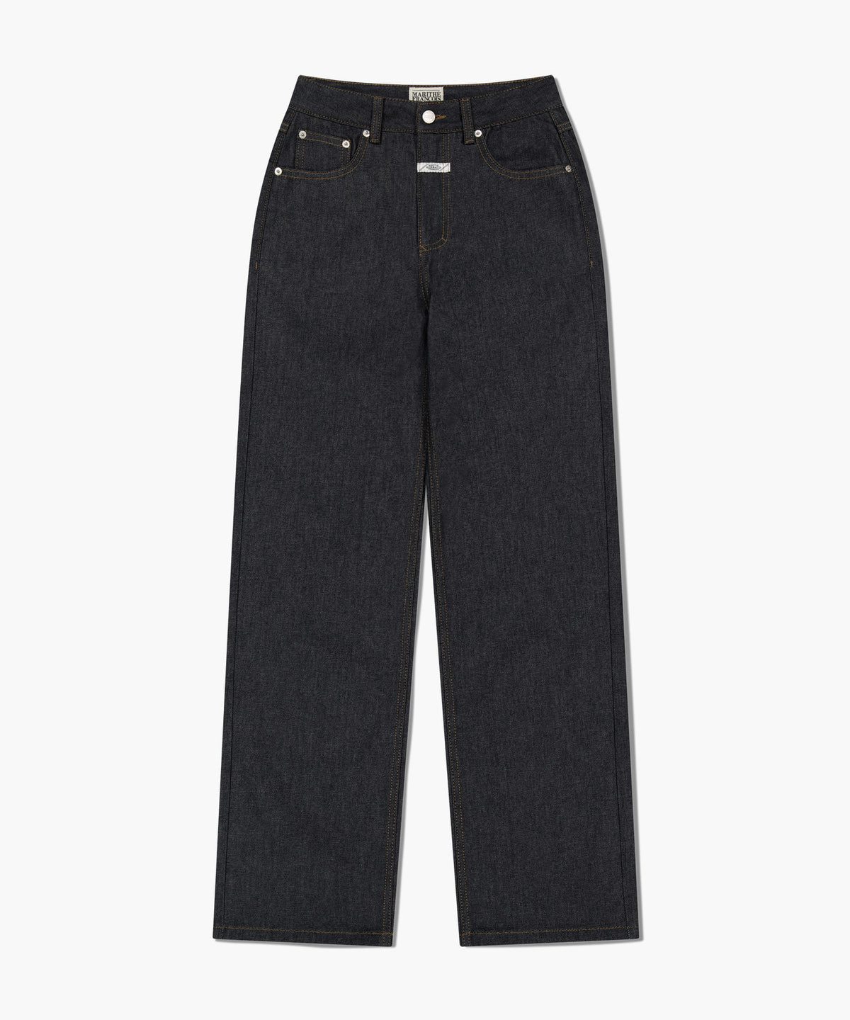 Marithe & Francois Girbaud - Straight Fit Raw Denim Pants (Blue) product image 6 | TRAB K-Fashion Australia