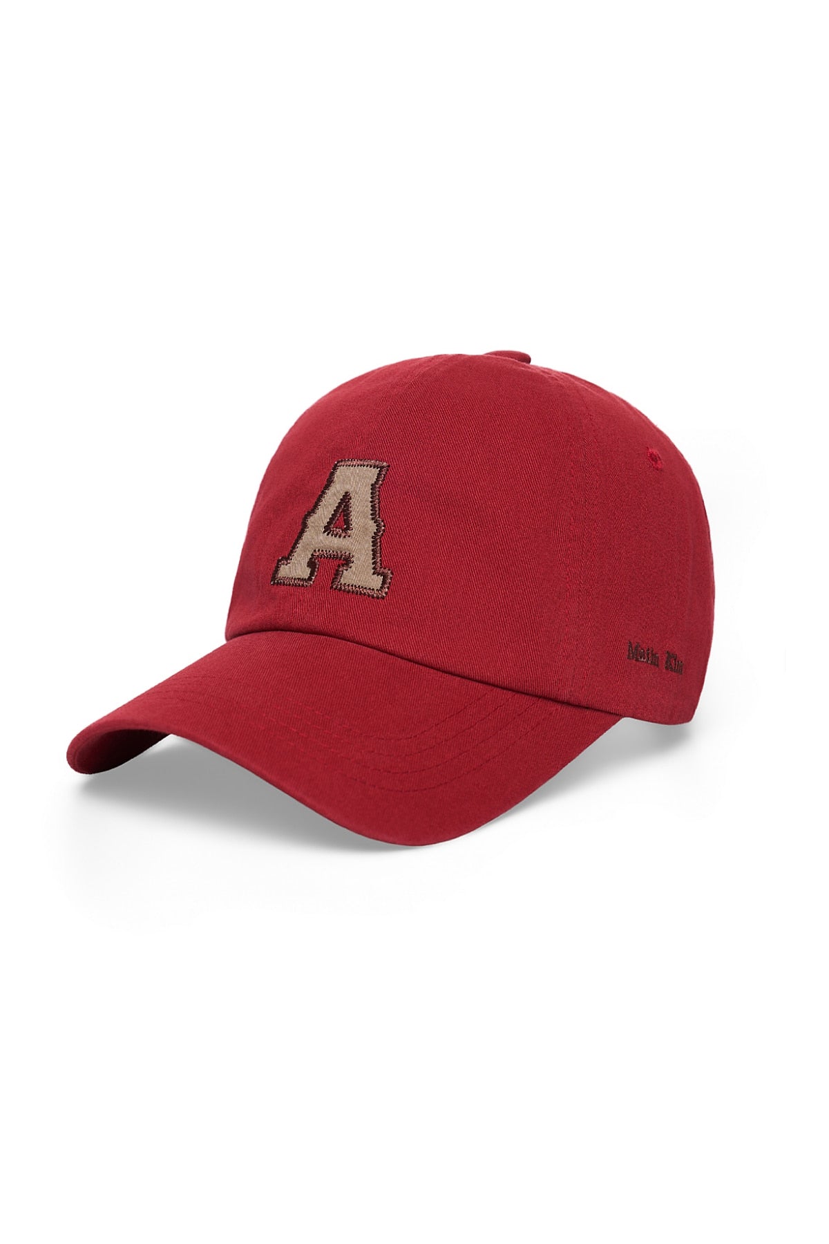 Matin Kim - Matin Initial Ball Cap (Red) product image 5 | TRAB K-Fashion Australia