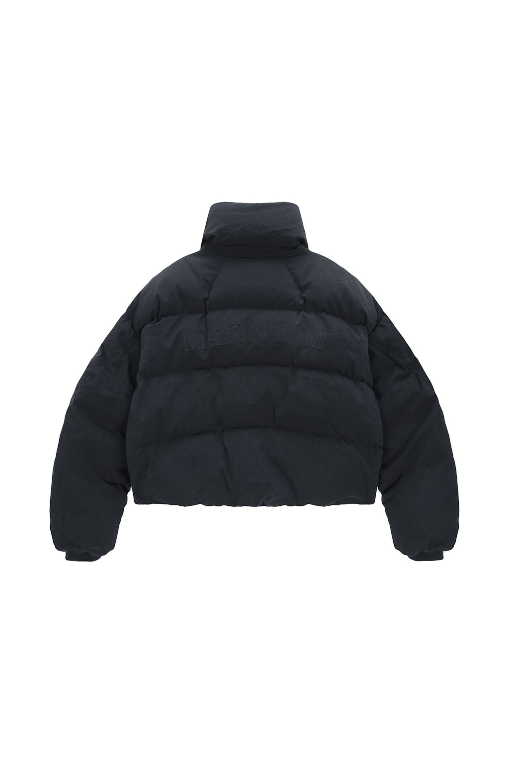 Matin Kim - Cotton Washed Puffer Duck Down Jumper (Charcoal) product image 2 | TRAB K-Fashion Australia