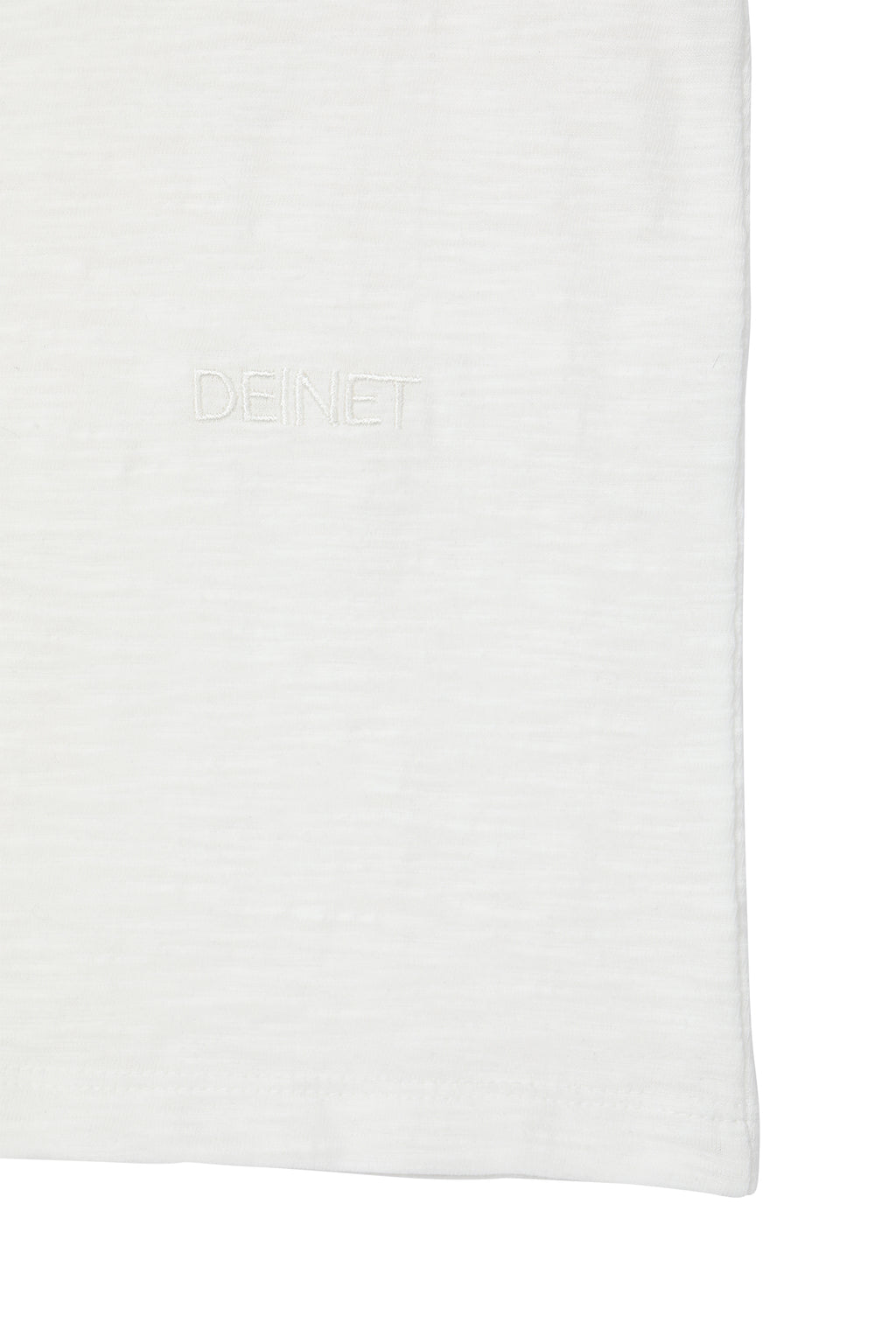 Deinet - Slub Cap Sleeve T-Shirt (White) product image 5 | TRAB K-Fashion Australia