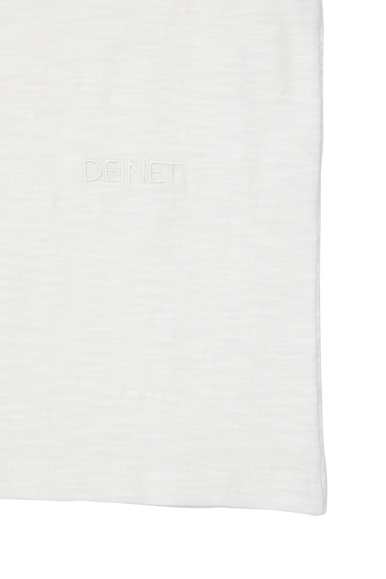 Deinet - Slub Cap Sleeve T-Shirt (White) product image 5 | TRAB K-Fashion Australia
