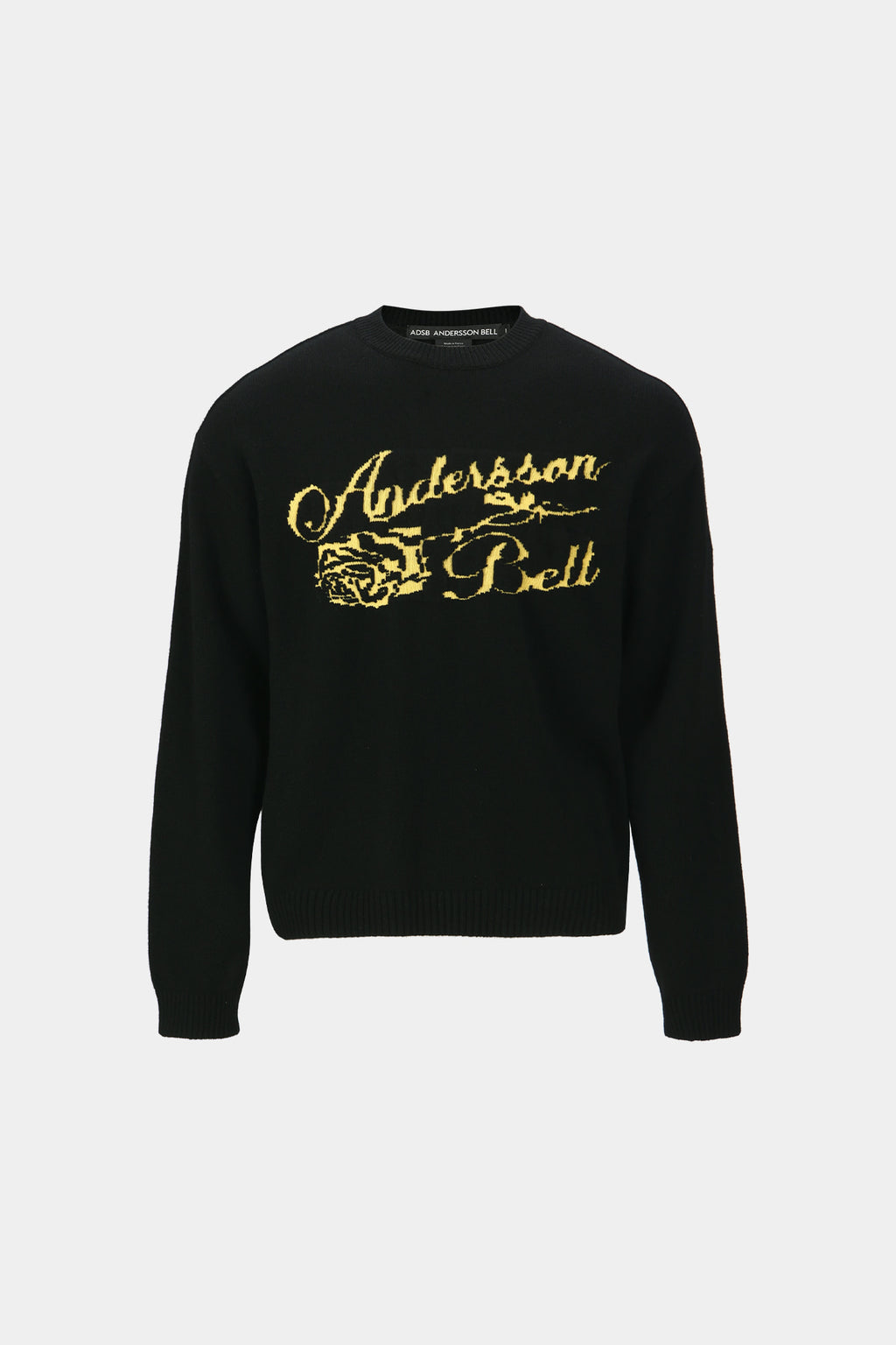 Andersson Bell - Unisex Cashmere Rose Crew-Neck Sweater (Black) product image 19 | TRAB K-Fashion Australia