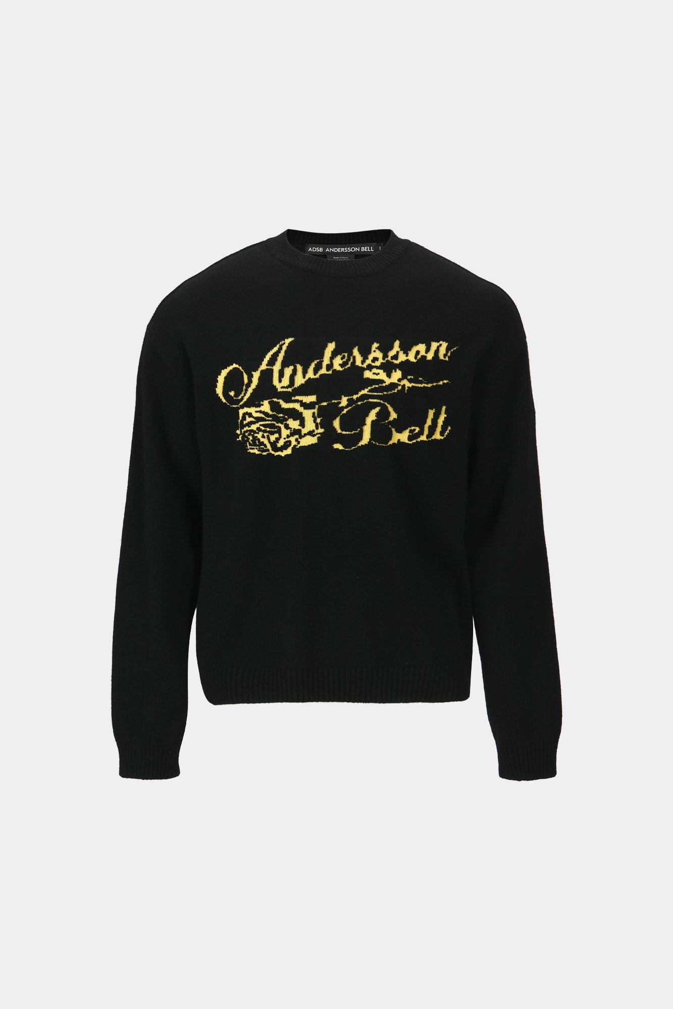 Andersson Bell - Unisex Cashmere Rose Crew-Neck Sweater (Black) product image 19 | TRAB K-Fashion Australia