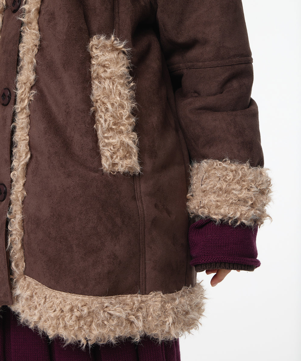 Coyseio - Hairy Suede Mustang Jacket (Brown) product image 9 | TRAB K-Fashion Australia