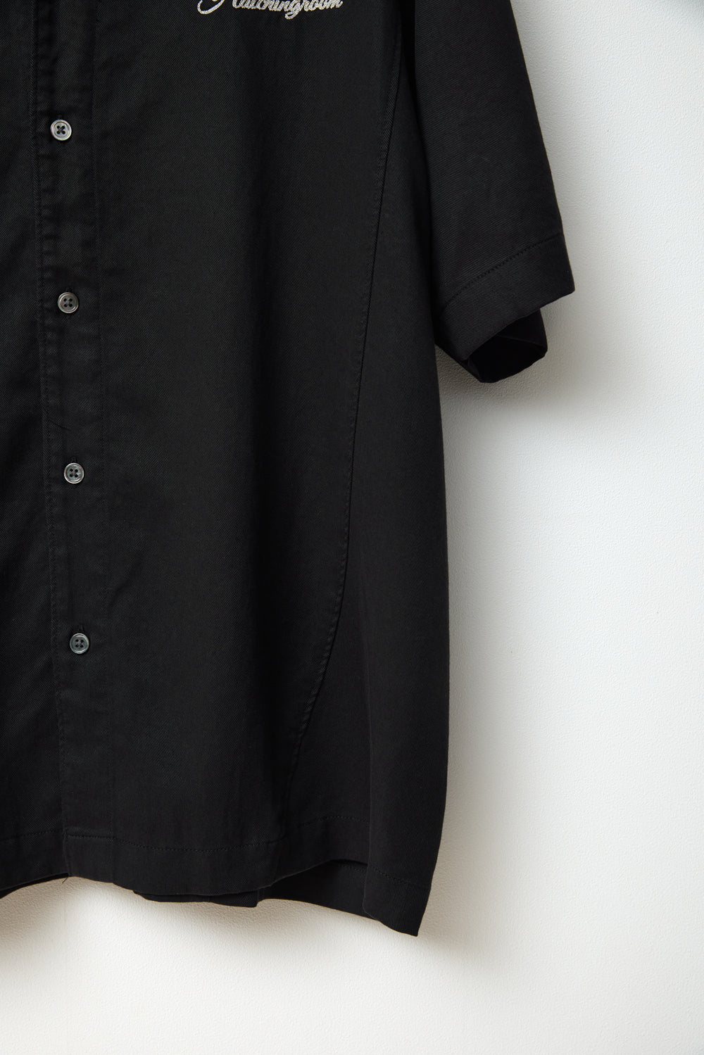 Hatchingroom - Camp Collar Shirt Tencel (Black) product image 4 | TRAB K-Fashion Australia