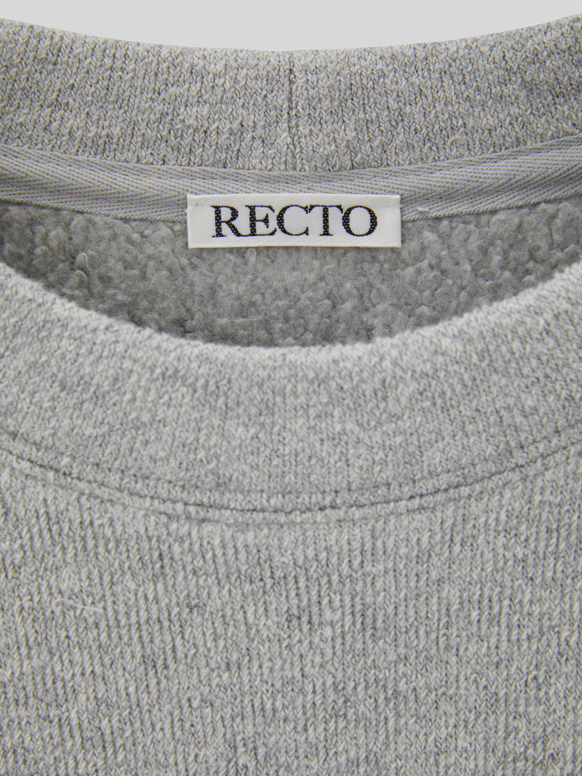 Recto - Mens Rc Embroidered Sweatshirt (Melange Grey) product image 3 | TRAB K-Fashion Australia
