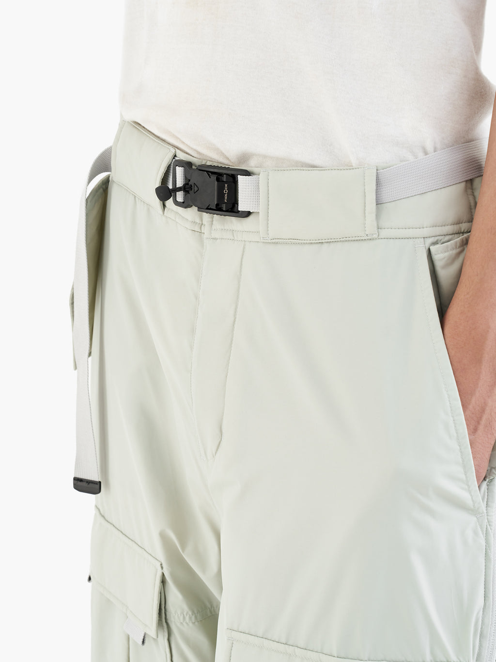 Jiyong Kim - Multi Pocket Insulate Trousers (Sage Green) product image 7 | TRAB K-Fashion Australia