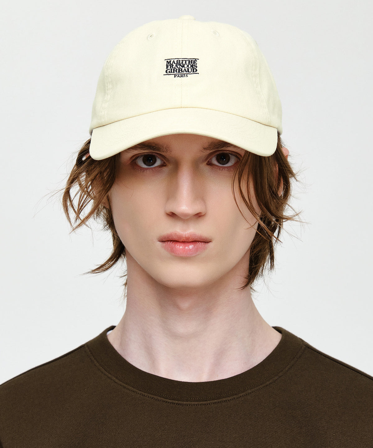 Marithe & Francois Girbaud - Micro Classic Logo Cap (Cream) product image 5 | TRAB K-Fashion Australia