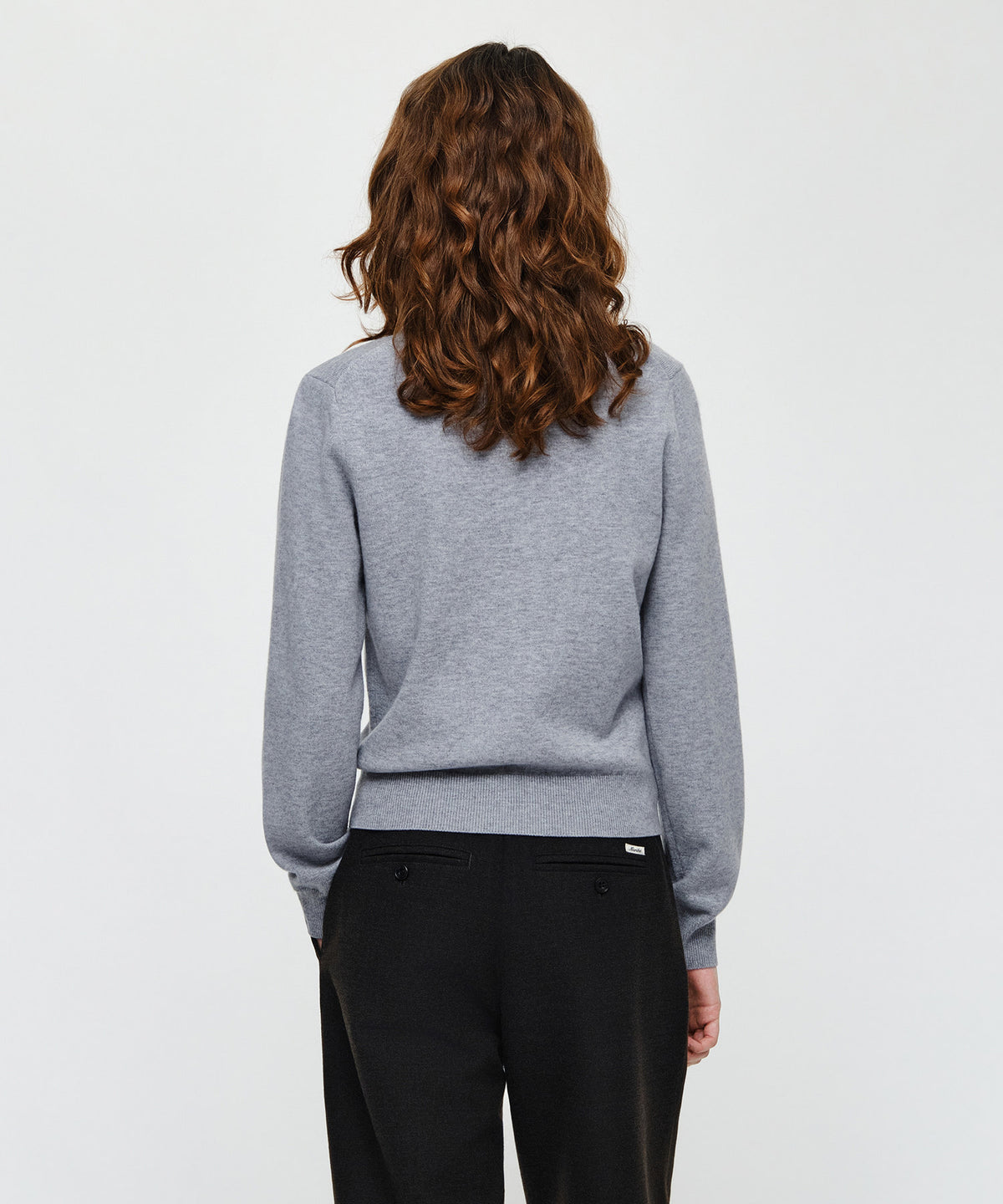 Marithe & Francois Girbaud - Small Classic Logo Knit Pullover (Melange Gray) product image 3 | TRAB K-Fashion Australia