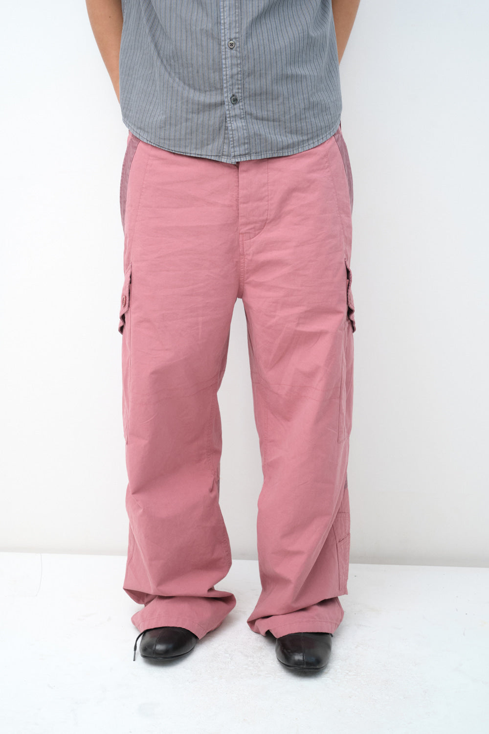 Hatchingroom - Curved Cargo Pants (Pink) product image 7 | TRAB K-Fashion Australia