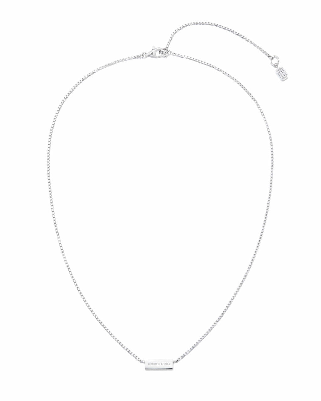 Numbering - Side Pave Bar Necklace #3726 product image 6 | TRAB K-Fashion Australia