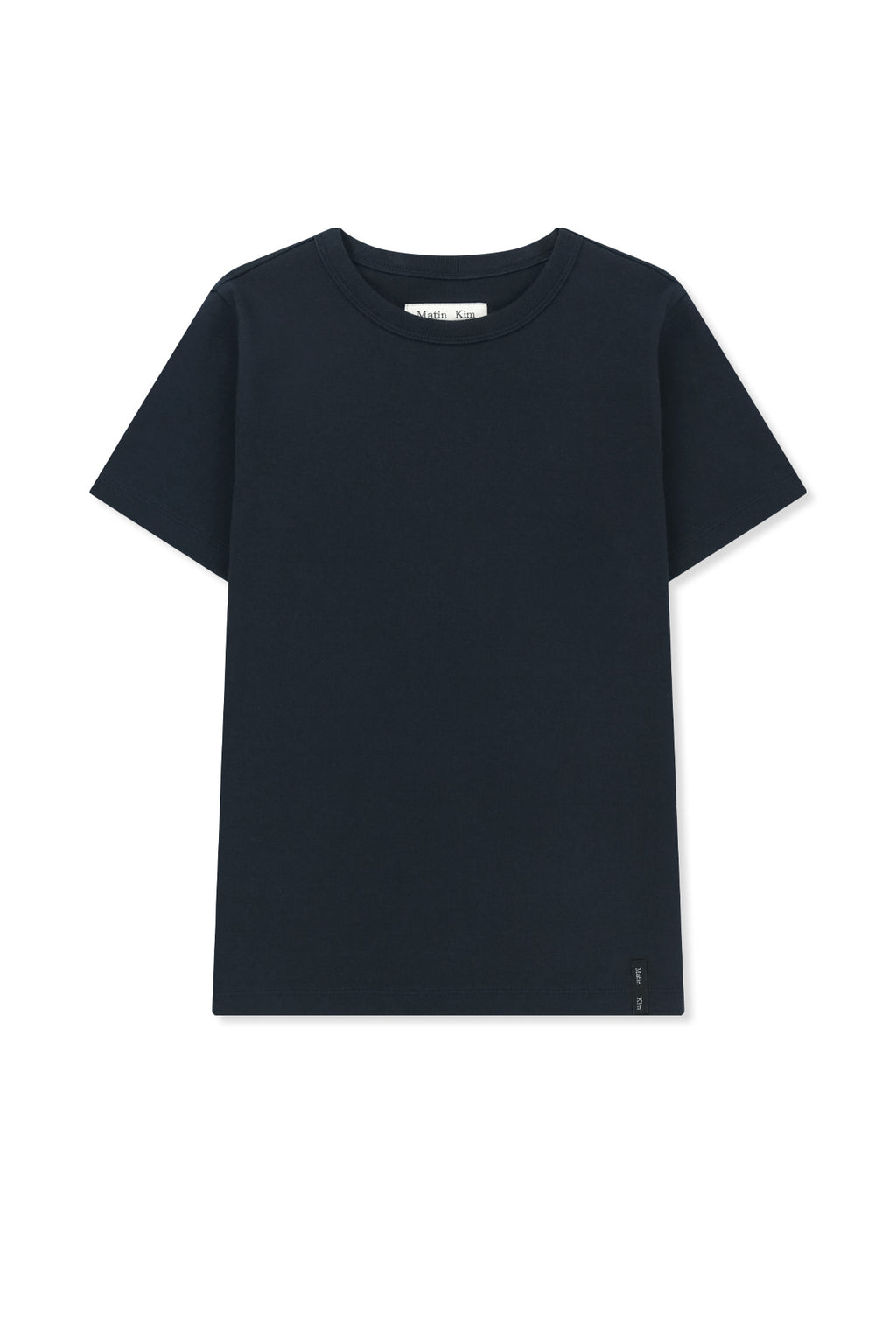 Matin Kim - Label Detail Slim Fit Top (Navy) product image 1 | TRAB K-Fashion Australia