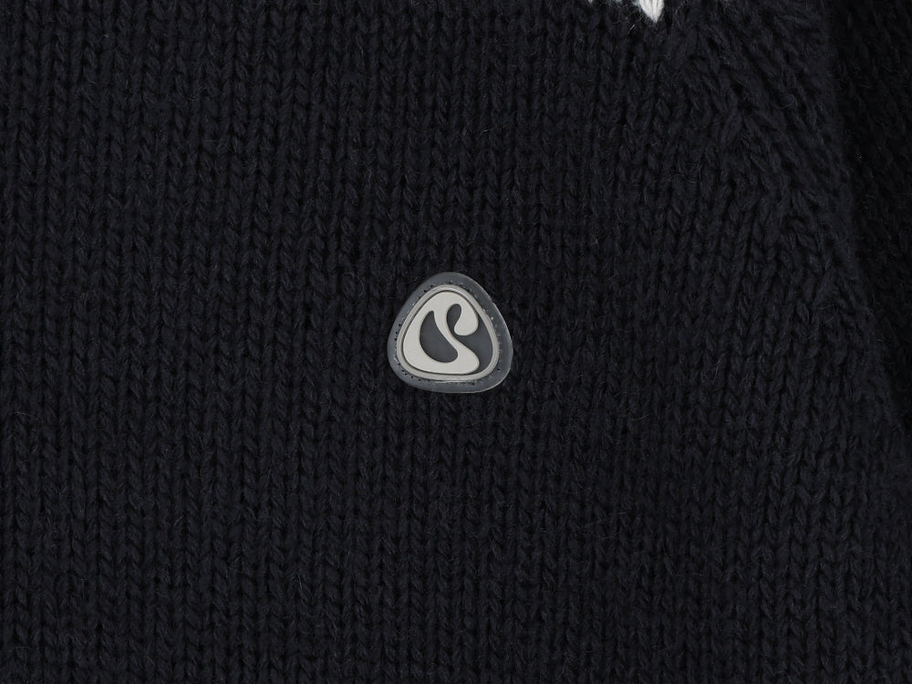 Coyseio - Mossy Cowichan Knit Jacket (Navy) product image 16 | TRAB K-Fashion Australia