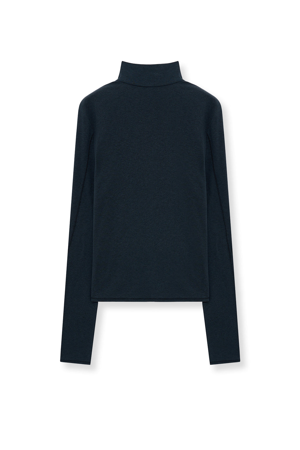 Matin Kim - Button Slit Half Neck Top (Navy) product image 3 | TRAB K-Fashion Australia