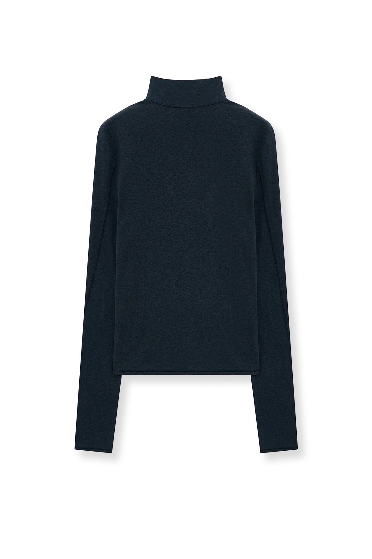 Matin Kim - Button Slit Half Neck Top (Navy) product image 3 | TRAB K-Fashion Australia