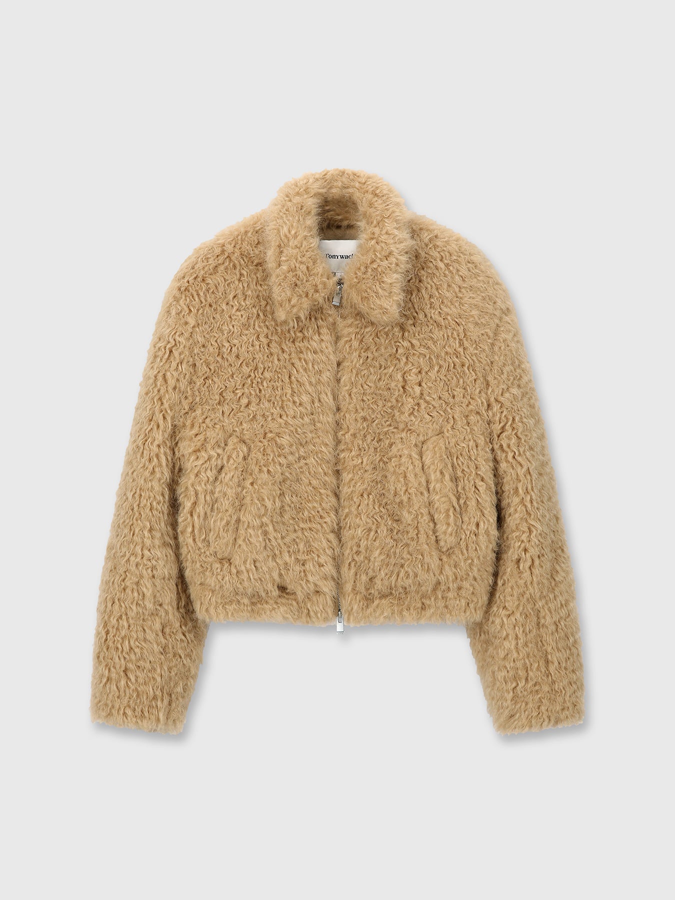 Tonywack - Cropped Fur Blouson (Royale Beige) product image 12 | TRAB K-Fashion Australia