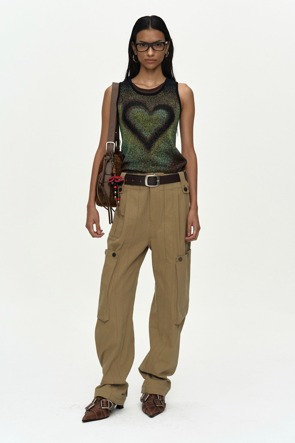 Andersson Bell - Utility Cargo Pants (Beige) product image 1 | TRAB K-Fashion Australia