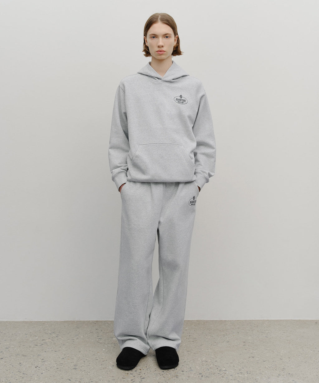 Marithe & Francois Girbaud - Crown Crest Symbol Sweat Pants (brushed) (Heather Gray) product image 3 | TRAB K-Fashion Australia