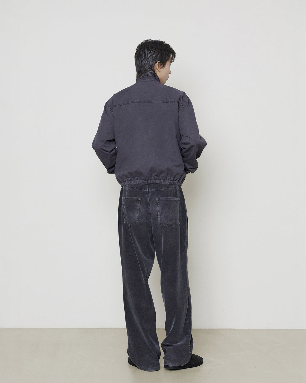 Brownyard - Vintage Cotton Blouson (Navy) product image 3 | TRAB K-Fashion Australia