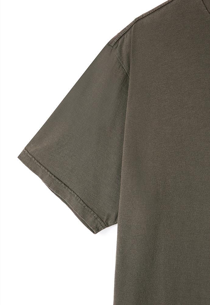 Art if acts - Garment Dyed Slub Pocket T-Shirt (Khaki Grey) product image 11 | TRAB K-Fashion Australia