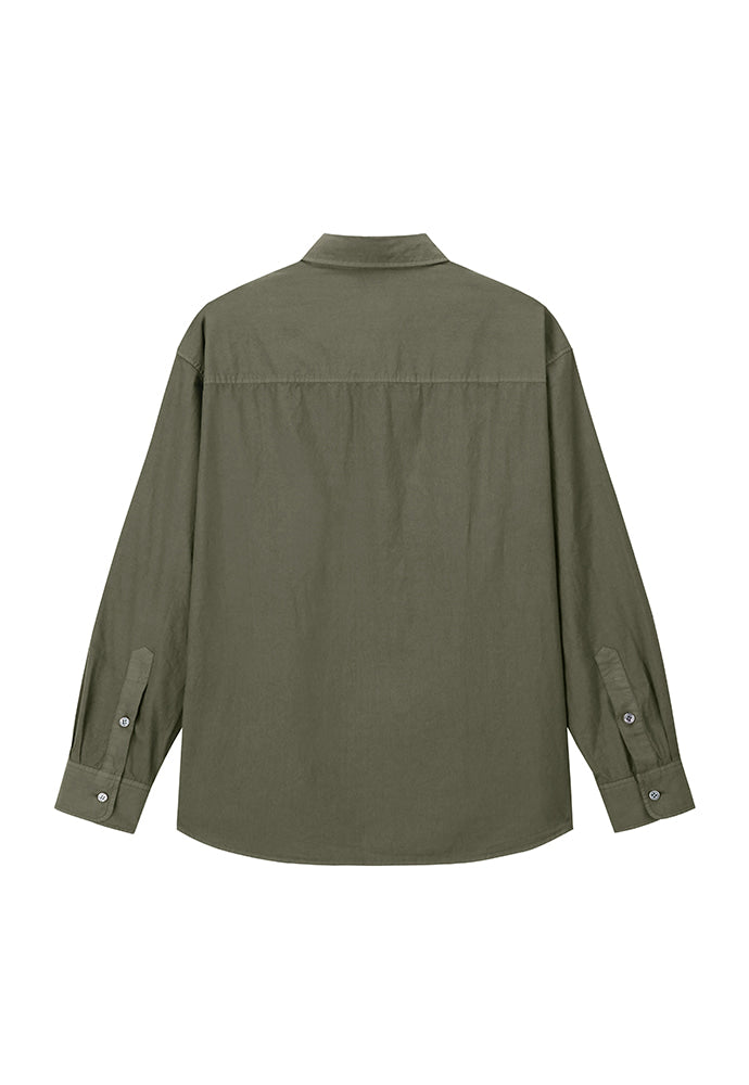 Art if acts - Two Pocket Shirt (Olive) product image 8 | TRAB K-Fashion Australia