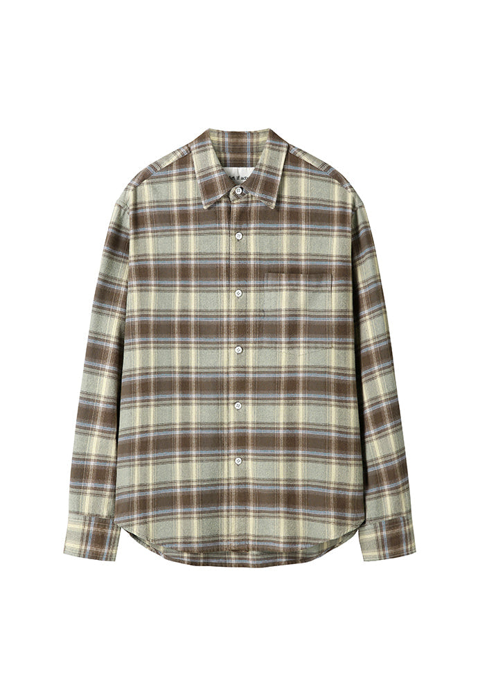 Art if acts - French Flannel Check Shirt (Forest) product image 7 | TRAB K-Fashion Australia