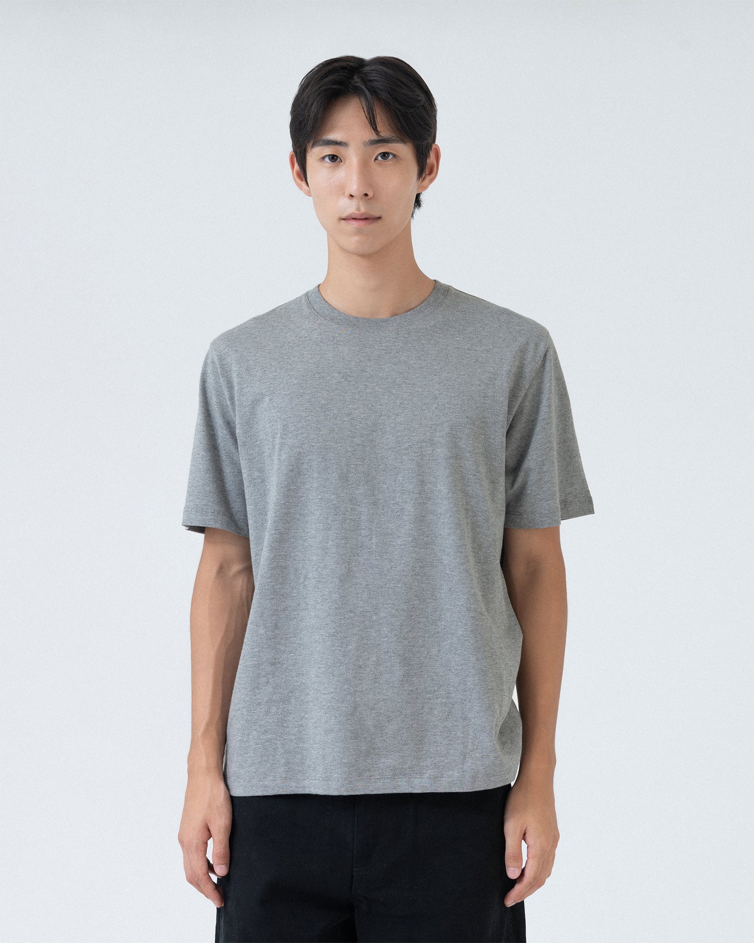 Brownyard - Essential T Shirt (Grey) product image 1 | TRAB K-Fashion Australia