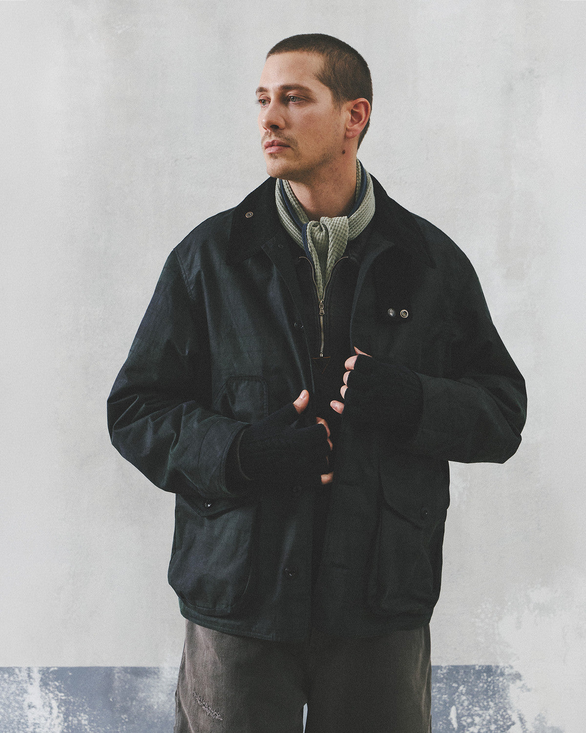 Eastlogue - Folkman Hunting Jumper (Blackwatch Check Waxed) product image 3 | TRAB K-Fashion Australia