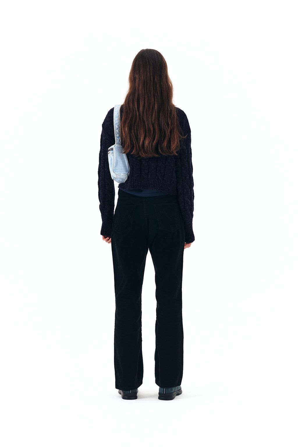 Matin Kim - Corduroy Damaged Pants (Black) product image 7 | TRAB K-Fashion Australia