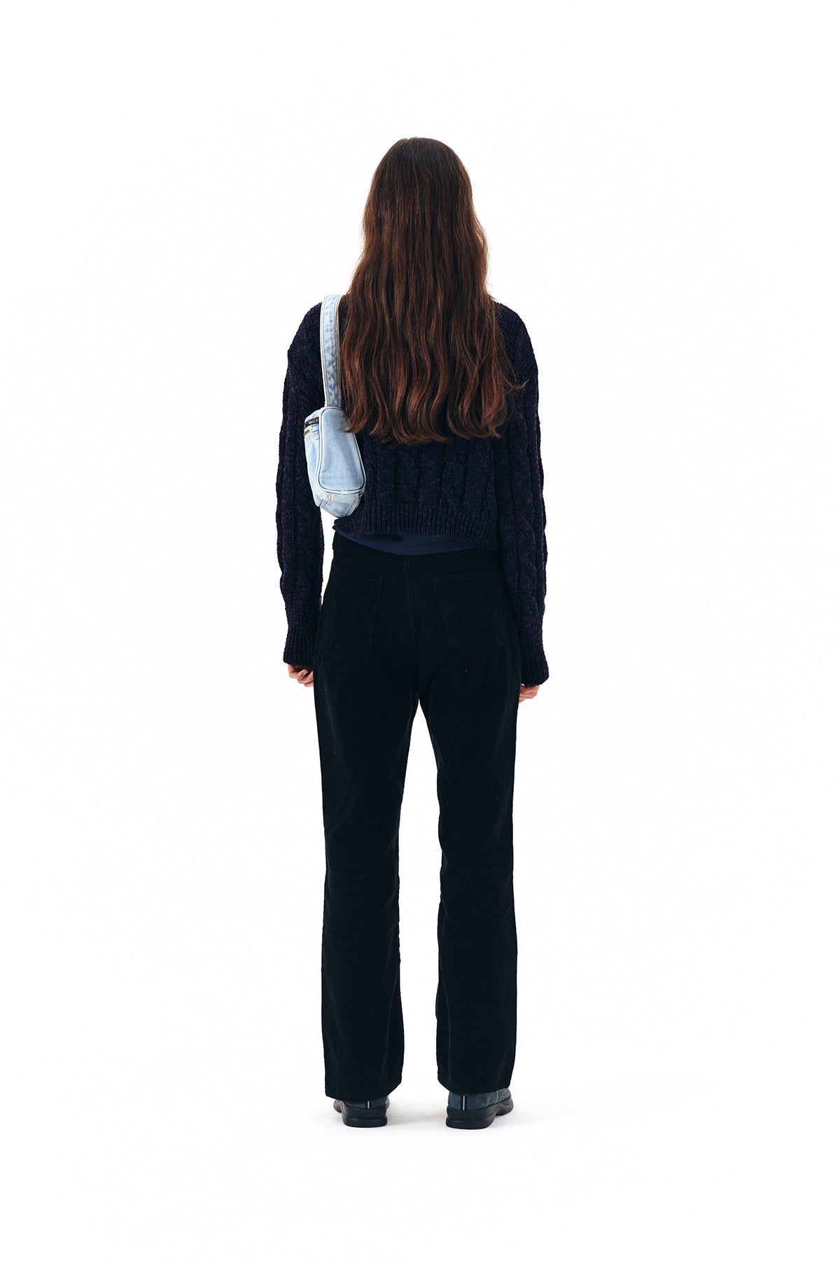 Matin Kim - Corduroy Damaged Pants (Black) product image 7 | TRAB K-Fashion Australia