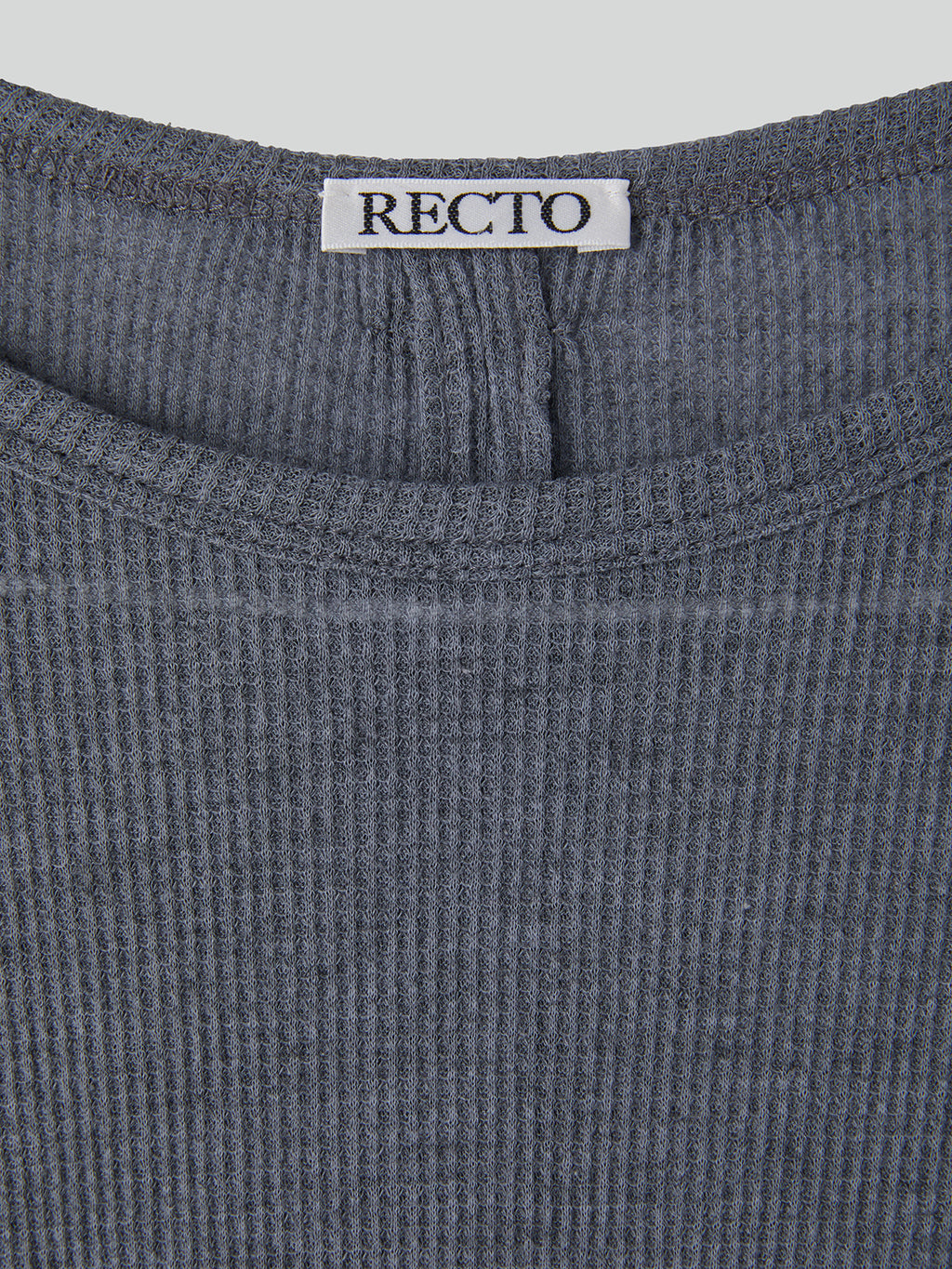 Recto - Cashmere Blend Long-Sleeve Top (Melange Grey) product image 3 | TRAB K-Fashion Australia