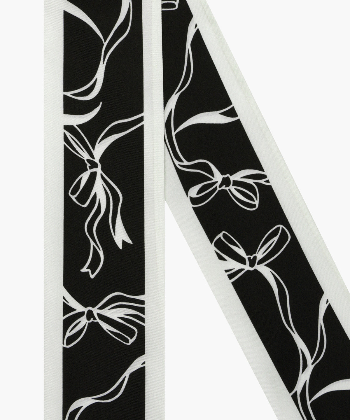 Marithe & Francois Girbaud - Silk Twilly Scarf (Black) product image 3 | TRAB K-Fashion Australia