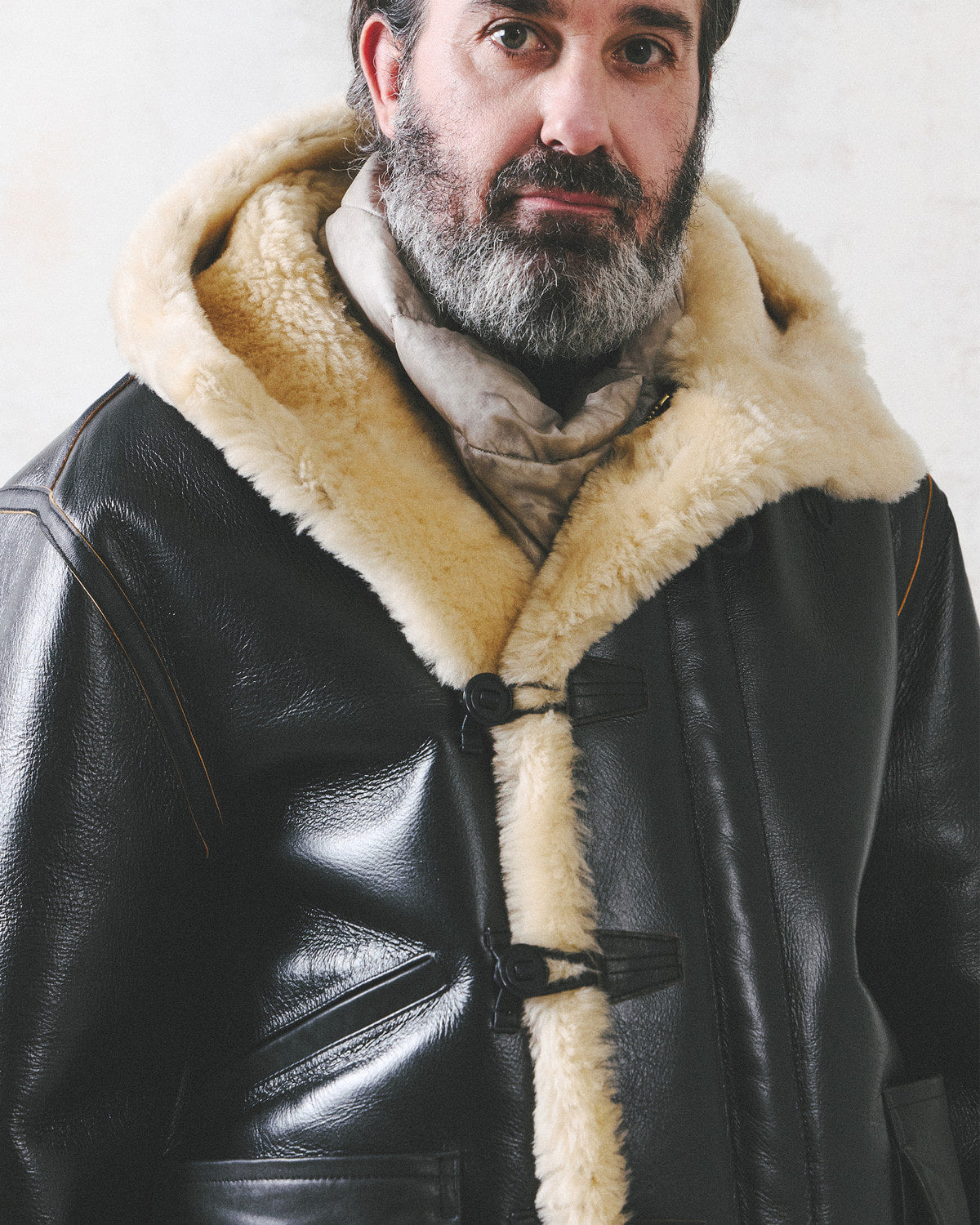 Eastlogue - Navigator Hoodie Mouton Parka (Black) product image 3 | TRAB K-Fashion Australia