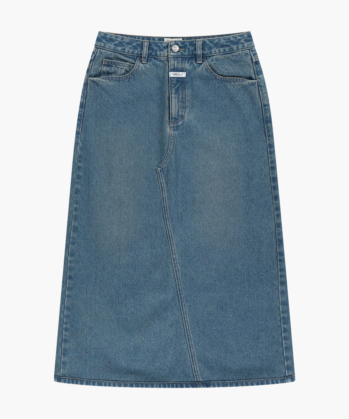Marithe & Francois Girbaud - [Pre-order – Ships 19 Oct] Maxi Denim Skirt (Blue) product image 6 | TRAB K-Fashion Australia