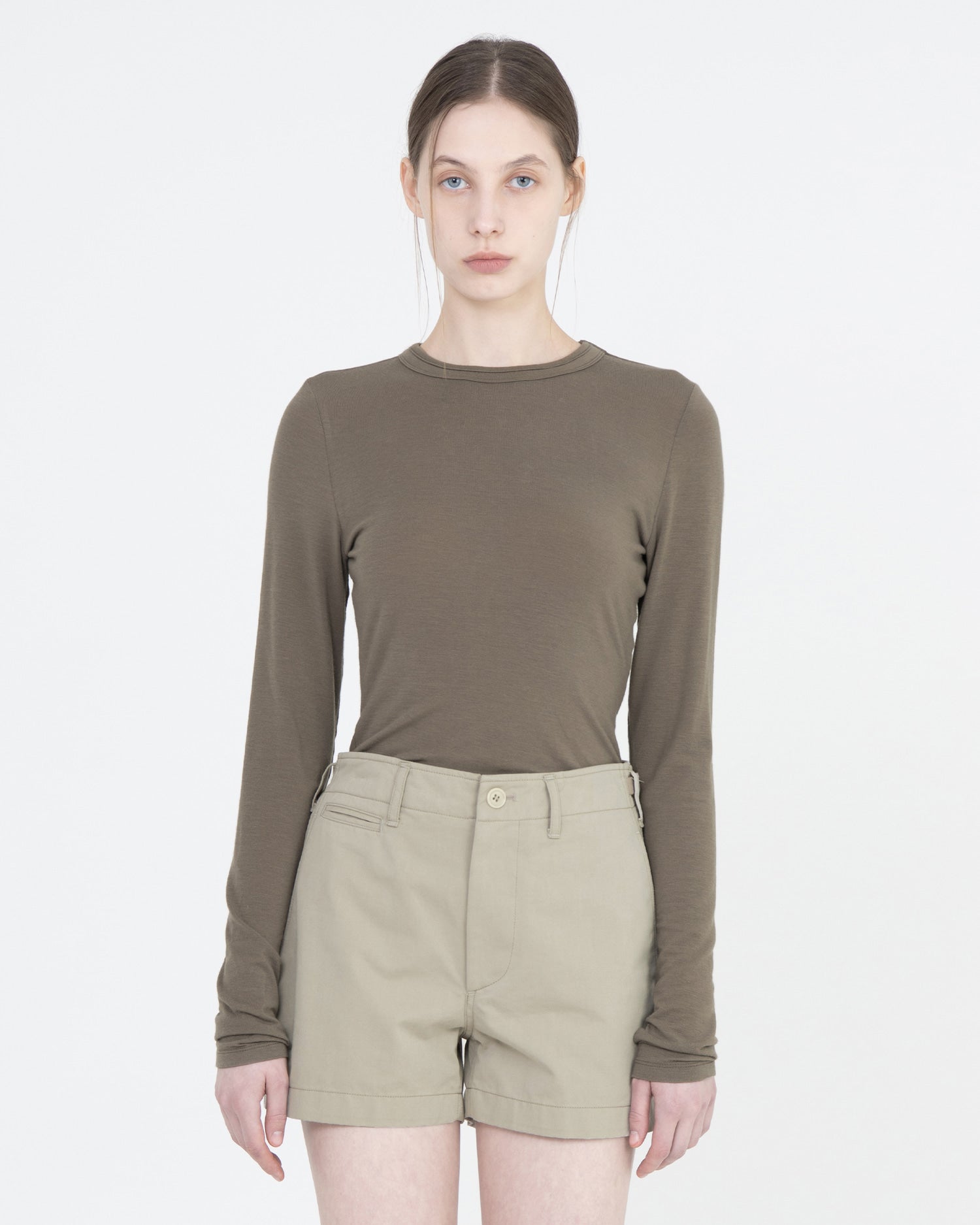 Brownyard - Seethrough Long Sleeve (Brown) product image 1 | TRAB K-Fashion Australia