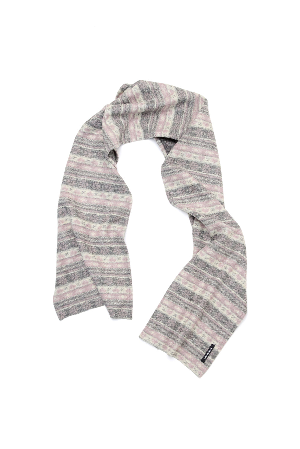 Hatchingroom - Heart Wool Muffler (Grey) product image 1 | TRAB K-Fashion Australia