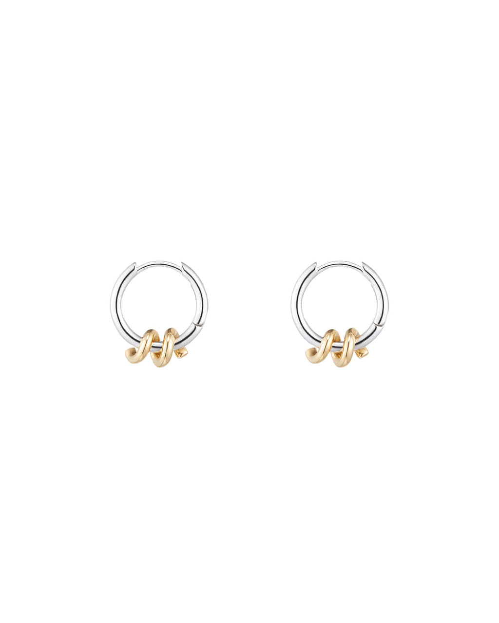Numbering - Wrapped Coil  Hoop Earrings #4203 product image 3 | TRAB K-Fashion Australia