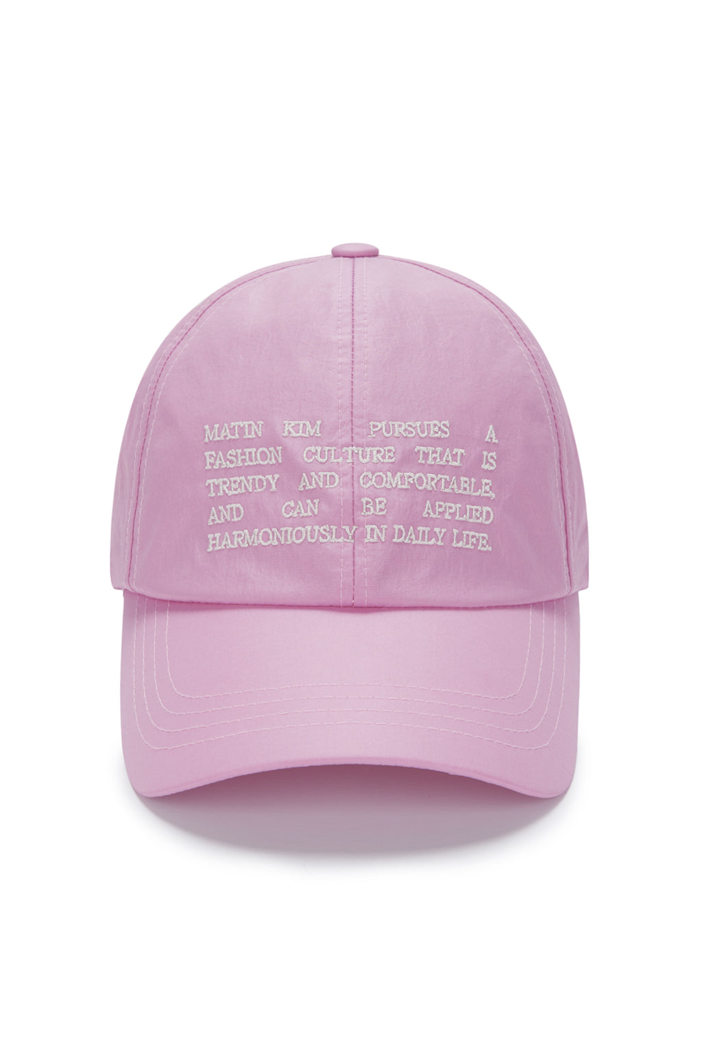 Matin Kim - Crisp Heritage Ball Cap (Light Grey) product image 8 | TRAB K-Fashion Australia
