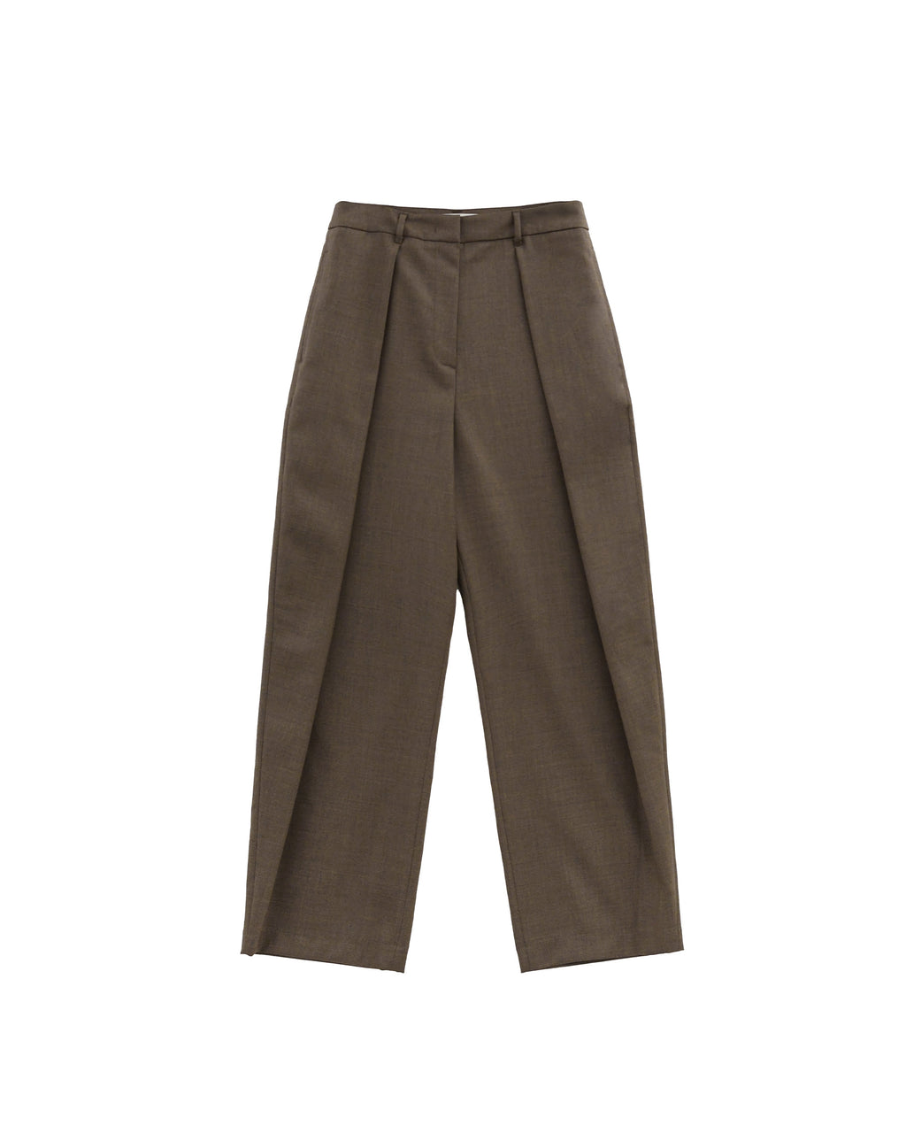 Brownyard - Wool Pleats Pants (Brown) product image 5 | TRAB K-Fashion Australia